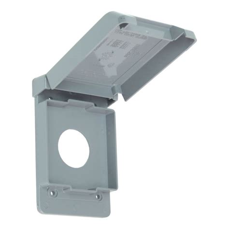 weatherproof single gang receptacle cover